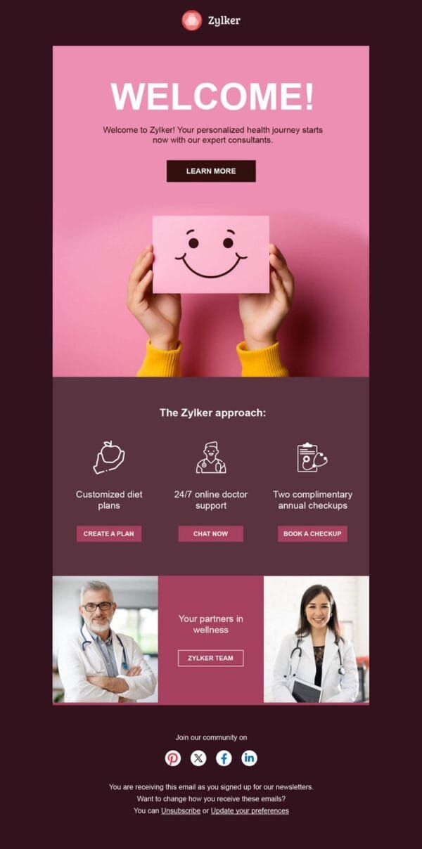 HTML Email Template Gallery _ Zoho Campaigns CUSTOM EMAIL TEMPLATES