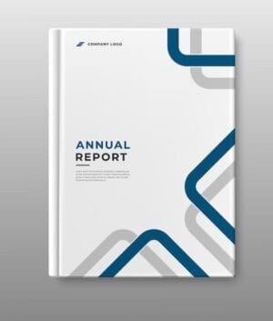 Premium Vector Annual report book cover template design PROFFESIONAL REPORTS